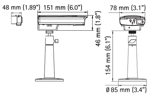 AXIS P1346 Mpix - Kamery kompaktowe IP