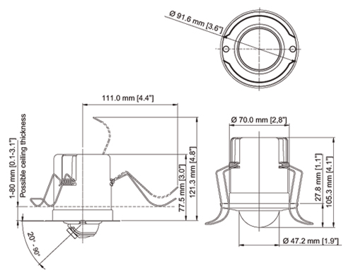 AXIS M3011 - Kamery kopukowe IP